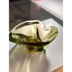 Yellow Midcentury Glass Bowl